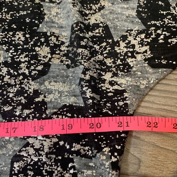 NWOT Terez Foil Star-Print Cropped Pullover Sweater sz XS - Picture 5 of 10